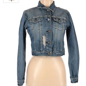 American Eagle Cropped Jean Jacket